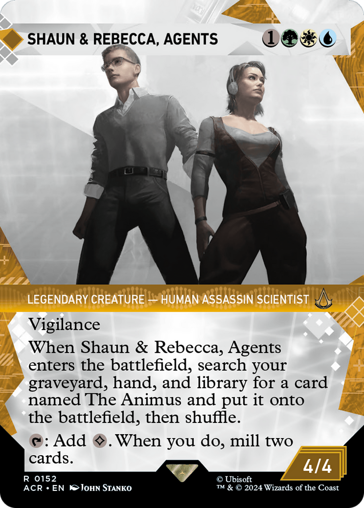 Shaun et Rebecca, Agents (ACR-152) - [Assassin's Creed] : (Vitrine) (Sans bordure) Feuille 