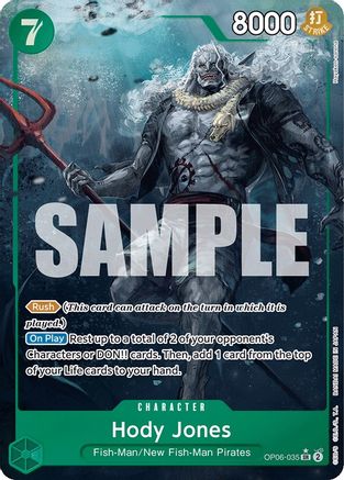 Hody Jones (035) (Alternate Art) (OP06-035) - Wings of the Captain