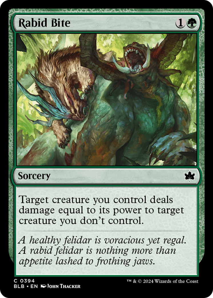 Rabid Bite (BLB-394) - [Bloomburrow]