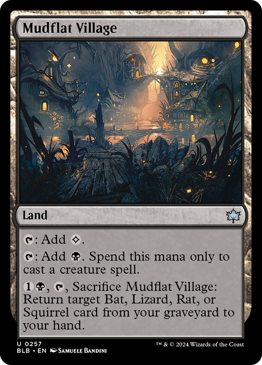 Mudflat Village (BLB-257) - [Bloomburrow] Foil