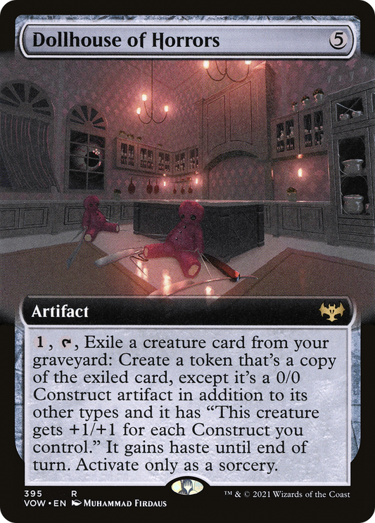 Dollhouse of Horrors (Extended Art) (VOW-395) - [Innistrad: Crimson Vow]: (Extended Art) Foil