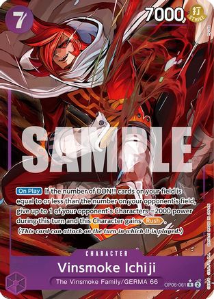 Vinsmoke Ichiji (061) (Alternate Art) (OP06-061) - Wings of the Captain