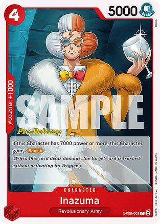 Inazuma [Cartes de pré-version des Ailes du Capitaine] 