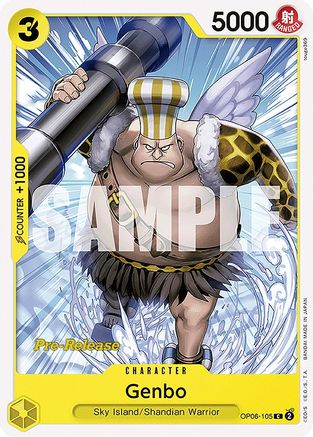 Genbo [Cartes de pré-version des Ailes du Capitaine] 