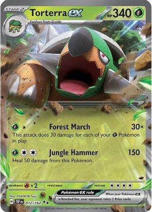 Torterra ex - 012/162 12 - [SV05 Temporal Forces] Holofoil