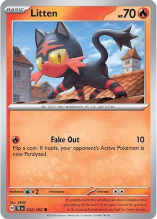 Litten (032/162) [Écarlate et Violet : Forces Temporelles] 