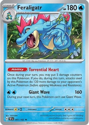 Feraligatr 41 - [SV05 Temporal Forces] Holofoil