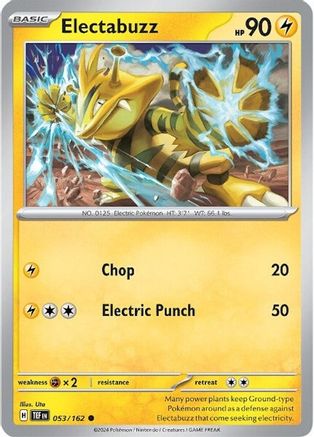 Electabuzz (053/162) [Scarlet & Violet: Temporal Forces]