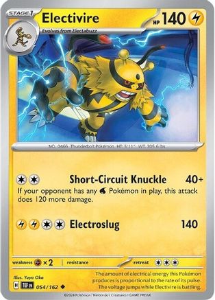 Electivire (054/162) [Écarlate et Violet : Forces Temporelles] 