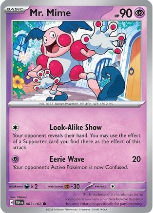 Mr. Mime 63 - [SV05 Temporal Forces]