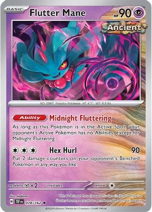 Flutter Mane (078/162) [Écarlate et Violet : Forces Temporelles] 
