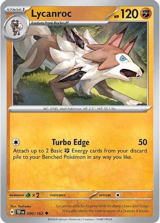 Lycanroc (090/162) [Écarlate et Violet : Forces Temporelles] 