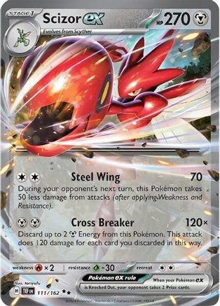 Scizor ex - 111/162 111 - [SV05 Temporal Forces] Holofoil