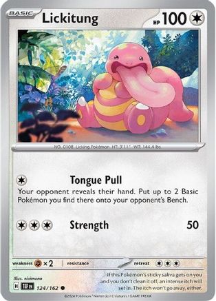 Lickitung (124/162) [Écarlate et Violet : Forces Temporelles] 