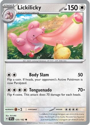 Lickilicky (125/162) [Écarlate et Violet : Forces Temporelles] 