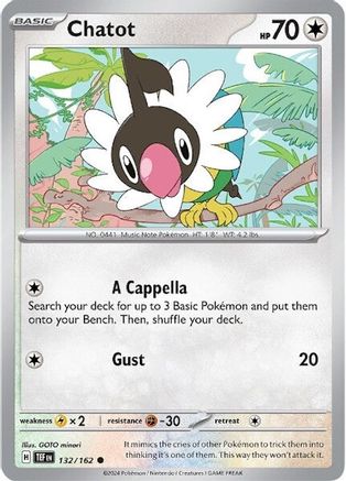 Chatot (132/162) [Écarlate et Violet : Forces Temporelles] 