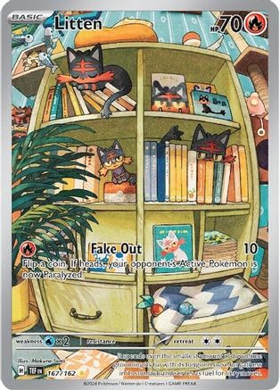 Litten - 167/162 167 - [SV05 Temporal Forces] Holofoil