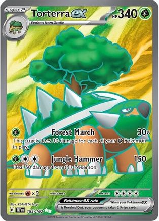 Torterra ex (185/162) [Écarlate et Violet : Forces Temporelles] 