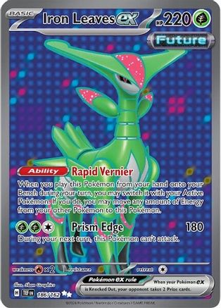 Iron Leaves ex - 186/162 186 - [SV05 Temporal Forces] Holofoil