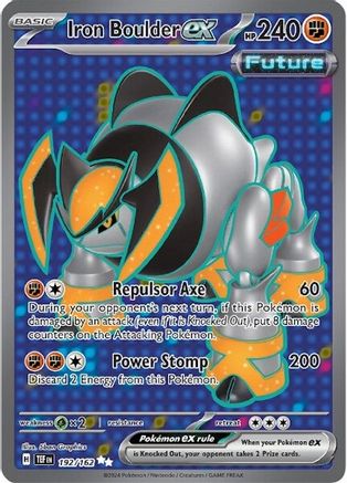Iron Boulder ex - 192/162 192 - [SV05 Temporal Forces] Holofoil