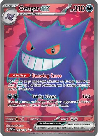 Gengar ex - 193/162 193 - [SV05 Temporal Forces] Holofoil