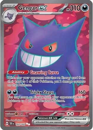 Gengar ex (193/162) [Écarlate et Violet : Forces Temporelles] 