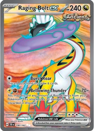 Raging Bolt ex - 196/162 196 - [SV05 Temporal Forces] Holofoil