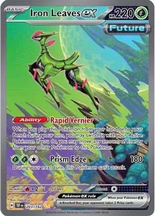 Iron Leaves ex - 203/162 203 - [SV05 Temporal Forces] Holofoil