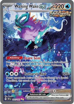Walking Wake ex - 205/162 205 - [SV05 Temporal Forces] Holofoil