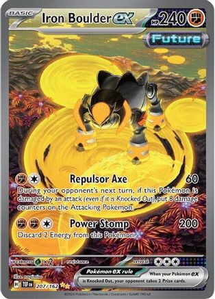 Iron Boulder ex - 207/162 207 - [SV05 Temporal Forces] Holofoil