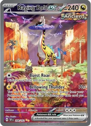 Raging Bolt ex - 208/162 208 - [SV05 Temporal Forces] Holofoil