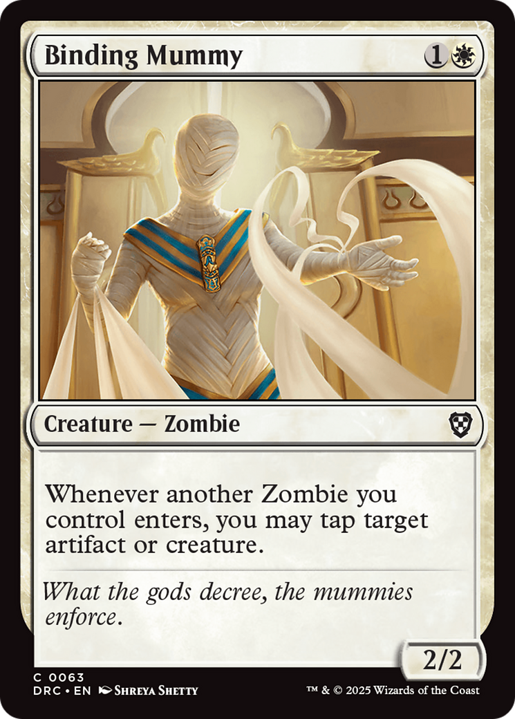 Binding Mummy (DRC-063) - [Commander: Aetherdrift]