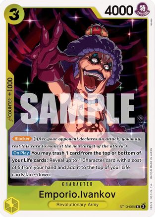 Emporio.Ivankov (ST13-005) - Ultra Deck: The Three Brothers