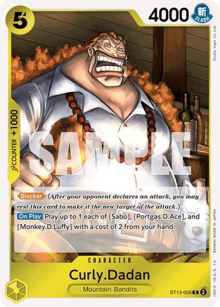 Curly.Dadan (ST13-006) - Ultra Deck : Les Trois Frères 