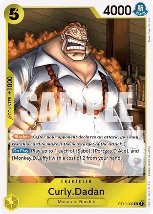 Curly.Dadan (ST13-006) - Ultra Deck: The Three Brothers