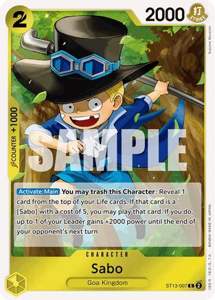 Sabo (007) (ST13-007) - Ultra Deck: The Three Brothers