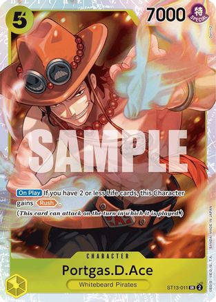 Portgas.D.Ace (011) (ST13-011) - Ultra Deck : Les Trois Frères 
