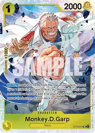 Monkey.D.Garp (ST13-013) - Ultra Deck: The Three Brothers