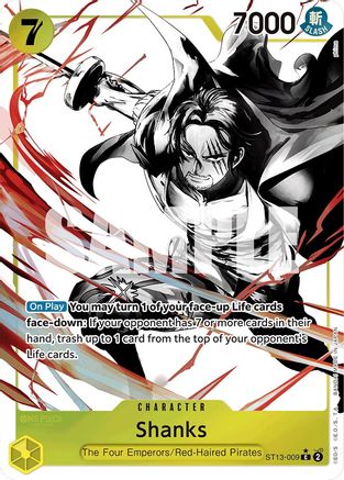 Shanks (Parallèle) (ST13-009) - Ultra Deck : Les Trois Frères 