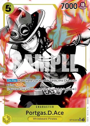 Portgas.D.Ace (011) (Parallèle) (ST13-011) - Ultra Deck : Les Trois Frères 