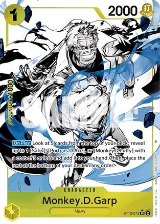 Monkey.D.Garp (Parallèle) (ST13-013) - Ultra Deck : Les Trois Frères 
