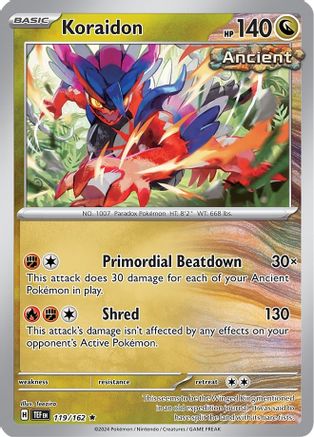 Koraidon (119/162) (Exclusivité Theme Deck) [Scarlet &amp; Violet : Forces Temporelles] 