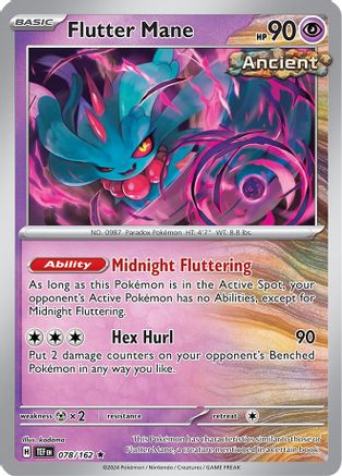 Flutter Mane (078/162) (Thème Deck exclusif) [Scarlet &amp; Violet : Forces temporelles] 