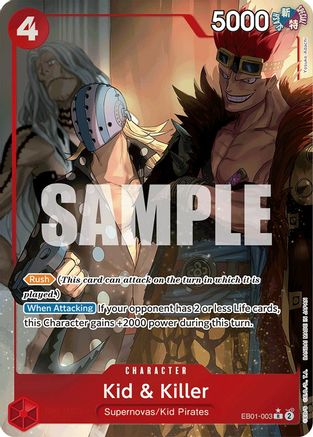 Kid &amp; Killer (Art alternatif) (EB01-003) - Booster supplémentaire : Collection commémorative 
