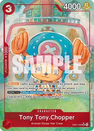 Tony Tony.Chopper (Alternate Art) (EB01-006) - Extra Booster: Memorial Collection