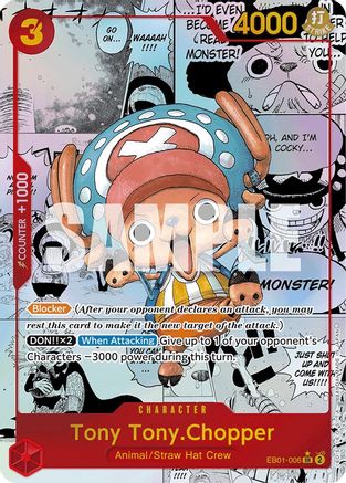 Tony Tony.Chopper (Alternate Art) (Manga) (EB01-006) - Extra Booster: Memorial Collection