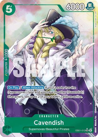 Cavendish (Alternate Art) (EB01-012) - Extra Booster: Memorial Collection