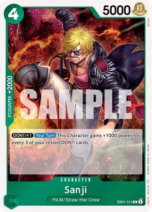 Sanji (EB01-014) - Booster supplémentaire : Collection commémorative 