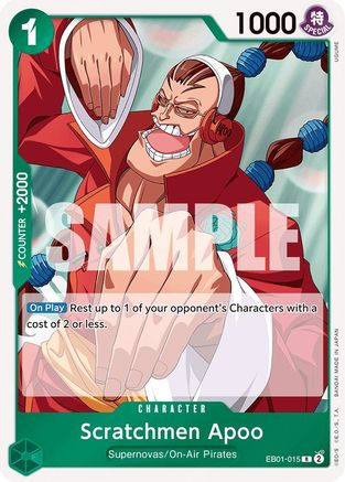 Scratchmen Apoo (EB01-015) - Extra Booster: Memorial Collection