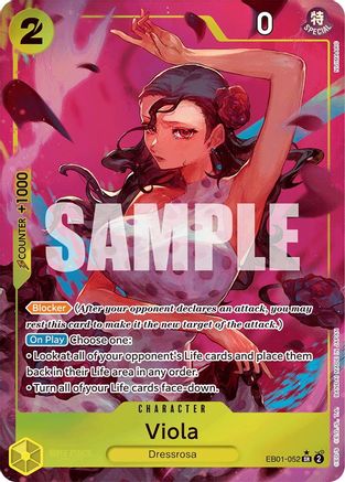 Viola (Alternate Art) (EB01-052) - Extra Booster: Memorial Collection